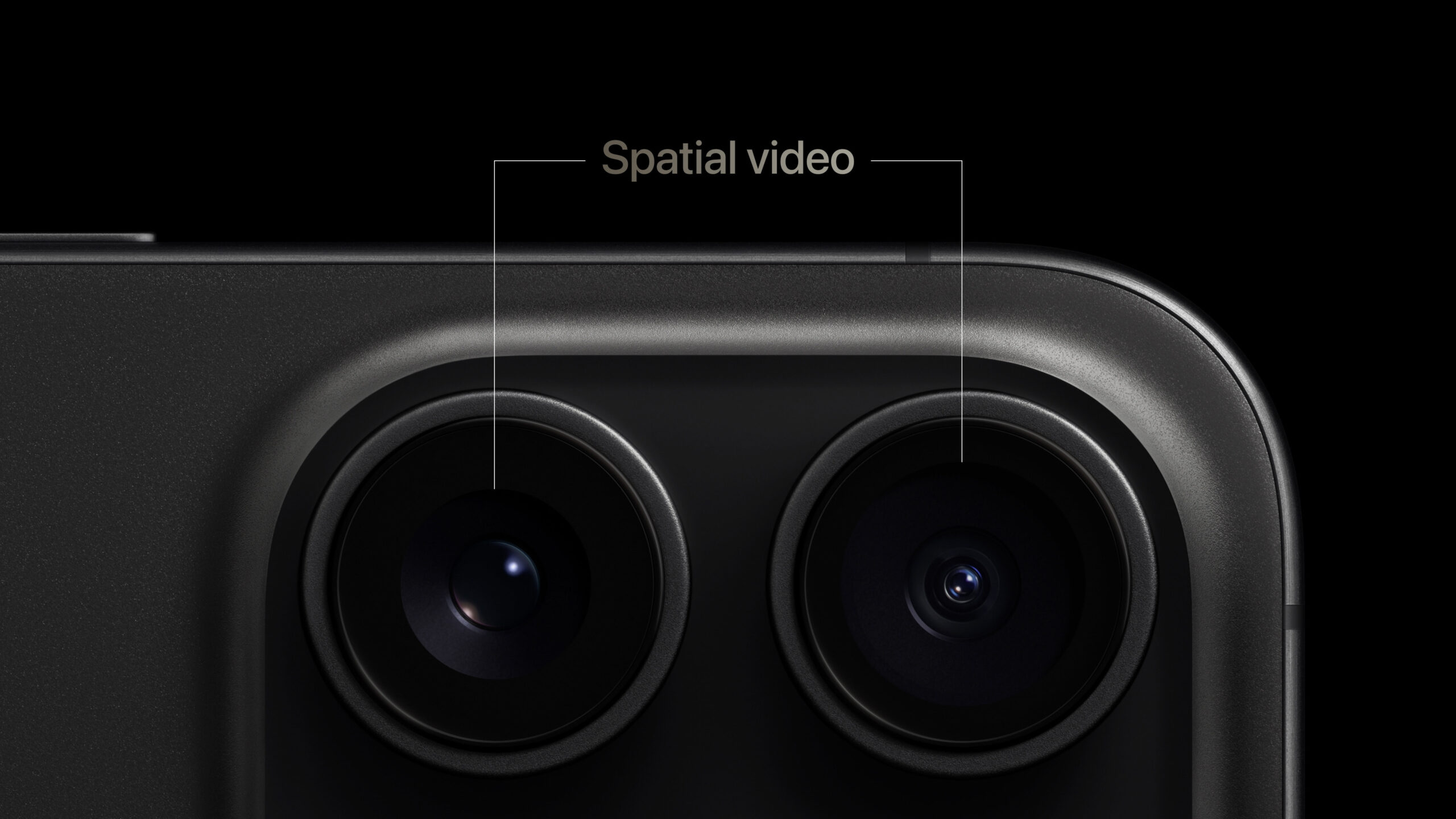 spatial video capture on iPhone 15 Pro